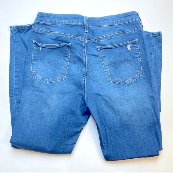 SO blue high rise skinny jeans size 13 - Picture 2 of 6